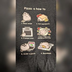 Pusheen Pizza Fitted Tee ‼️RUNS SMALL‼️